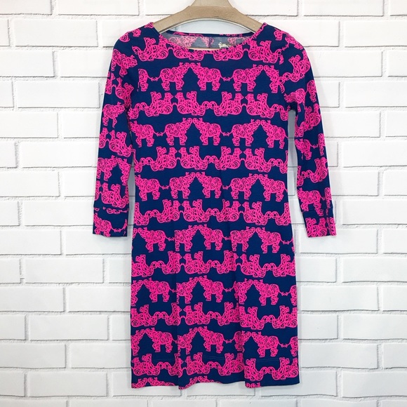 Lilly Pulitzer Dresses & Skirts - Lilly Pulitzer Marlowe Boatneck T-Shirt Dress XXS